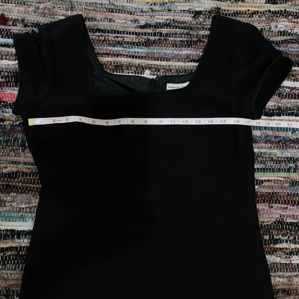Vintage Amanda Smith 90s Simple Basic Little Blac… - image 7